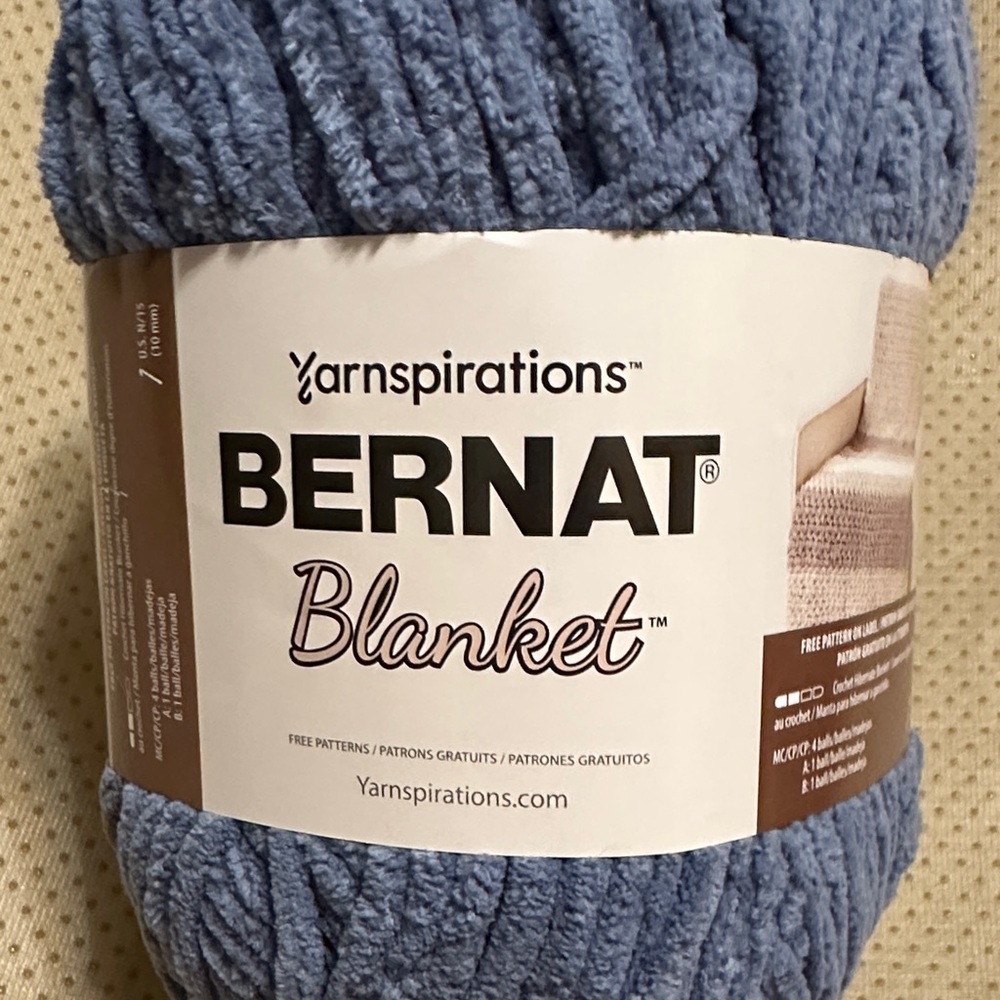 Blanket Yarn - COUNTRY BLUE Only 7 left $15 each